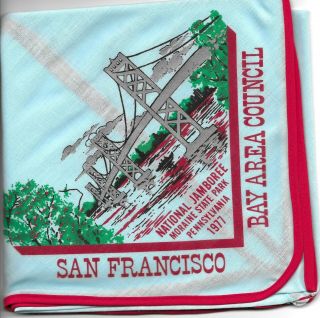 1977 National Jamboree San Francisco Bay Area Neckerchief