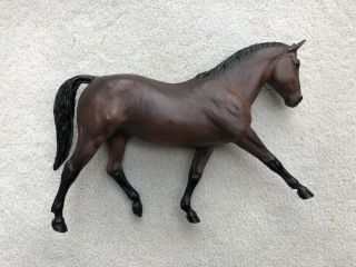 Vintage Breyer Horse 58 Dark Bay Hanoverian Dressage Matte Variation 1980s