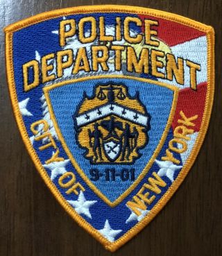 York Police Department September 11th Patch -