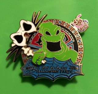 Disney Oogie Boogie Not So Scary Halloween Party Pin Nightmare Before Christmas