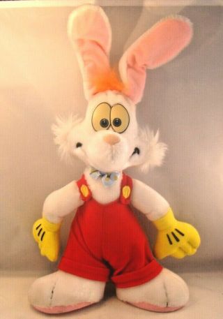 Vintage Disney Who Framed Roger Rabbit Plush Stuffed Animal 1987 Amblin