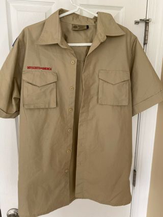Bsa Boy Scouts America Shirt Adult Small Short Sleeve