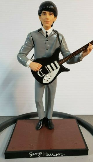 Vintage 1991 Beatles George Harrison 10 " Figure Apple Hamilton Guitar Base