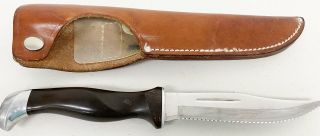Vintage Cutco Hunting Knife 1769 Double D Edge With Sheath