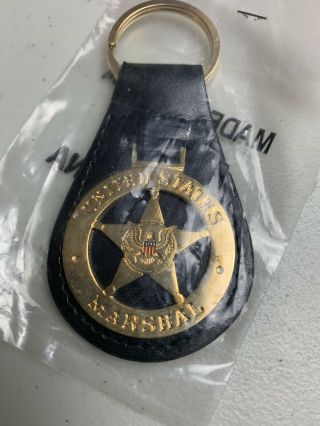 United States Us Marshal Keychain In Package Usms