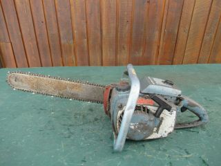 Vintage Homelite Xl Chainsaw Chain Saw With 15 " Bar