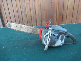Vintage Homelite Xl Chainsaw Chain Saw With 18 " Bar