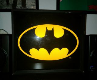 Batman Comic Book Store Display Light - Vintage