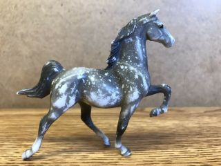 Breyer Stablemates Horse Saddlebred Dapple Gray Paint Loss Great Art Diy Project