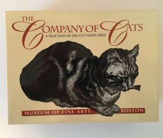 The Company Of Cats Museum Of Fine Arts Boston 30 Notecards & Envelopes