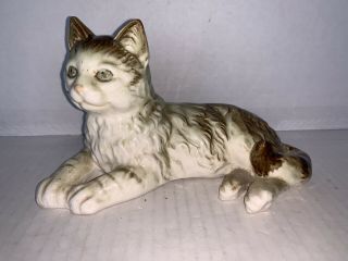 Vintage Made In Japan 6 7/8” Ceramic Cat Figurine