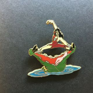Dlr Tick - Tock Crocodile Snacking On Captain Hook Peter Pan Disney Pin 2237