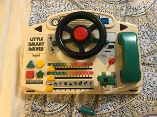 Vintage 1989 Vtech Little Smart Driver Driving Electronic Book