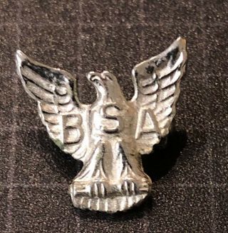 Eagle Scout Bsa Boy Scout Sterling Silver Lapel Pin