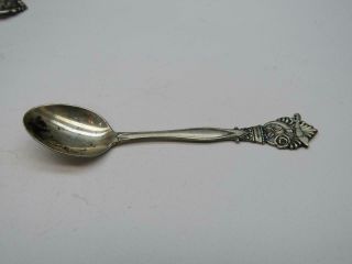 Souvenir Sterling Daughters Of The Nile Fraternal Spoon Shriner (19l2)