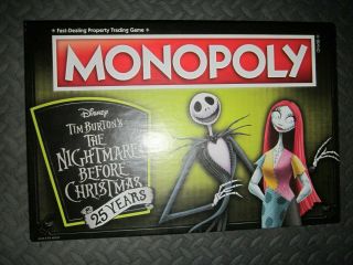 Hasbro Monopoly Tim Burton 