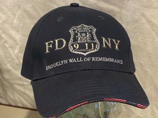 Fdny Police Nyc Fire Dept 911 Blue York Brooklyn Hat 9/11 Memorial Cap