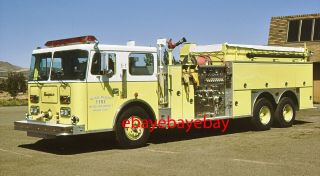Fire Apparatus Slide,  Engine 7,  Truckee Meadows Fd / Nv,  1988 Seagrave
