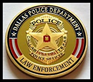 City Of Dallas Texas Police Department Challenge Coin Leo