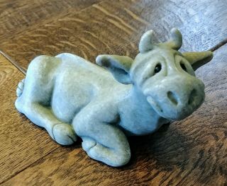 Quarry Critters Casey The Cow Figurine By Second Nature Design 2000