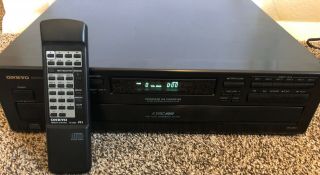 Vintage Onkyo Dx - C330 6 Disc Player Cd Compact Changer Carousel With Remote