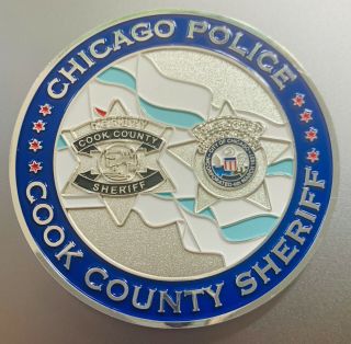 Chicago Police/cook County Sheriff Chi Strong Coin Covd 19