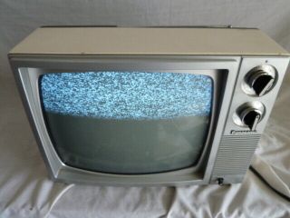 Panasonic 12 " Black & White Tv 1981 Vintage Tr 1214t