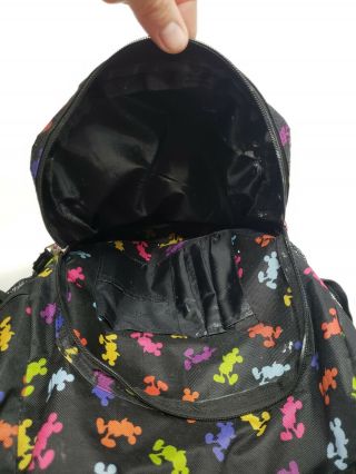 Walt Disney World MICKEY MOUSE BACKPACK Black Rainbow Silhouette Park Exclusive 3