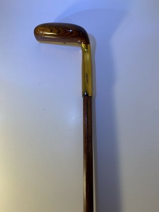 Vintage Wood Wand Golf Putter Made In Usa Buffalo N.  York 1965