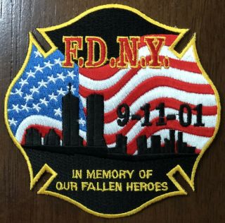 York Fire Department September 11th Memorial Patch -