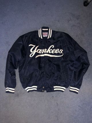 Vintage 1990s Authentic Starter York Yankees Satin Jacket Size Adult Medium