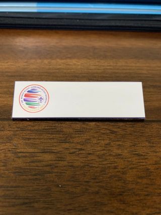 24th World Scout Jamboree Official Blank Name Tag Bsa Scouting Name Plate 2019