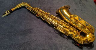Vintage 1970 Conn Alto Saxophone N158078 W/ Hardshell Case.