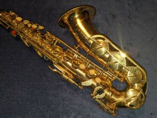 Vintage 1970 Conn Alto Saxophone N158078 W/ Hardshell Case. 3