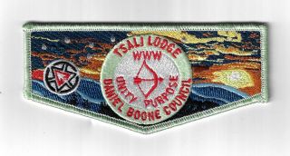 Oa 134 Tsali 2015 Centennial Flap Smy Bdr.  Daniel Boone Nc [jb - 1097]