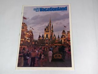 Vintage 1974 Walt Disney World Vacationland Mag Pirates Of The Caribbean Arrival