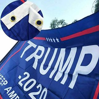 2 Packs President Donald Trump 2020 Flag Keep America Great Flag Vivid 3