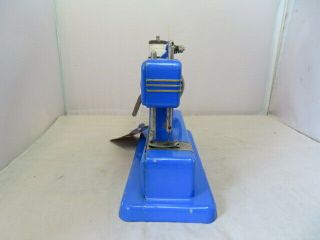 Vintage Blue Vulcan Jr Child ' s Sewing Machine Made in England 2