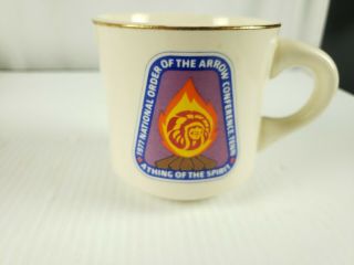 Bsa 1977 National Order Of The Arrow Boy Scout Mug Coffee Cup