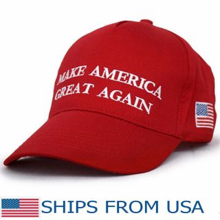 Make America Great Again Donald Trump Red Hat Success Cap Embroidered