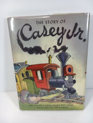The Story Of Casey Jr.  Book Walt Disney,  1st Ed.  1941,  Disneyland