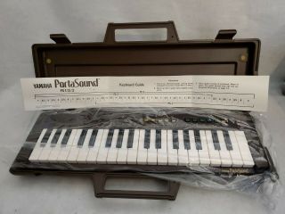 Vintage 1980 Yamaha Ps - 2 Portasound Keyboard,  Case,  Musical Instrument