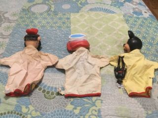 7 HAND PUPPETS/MICKEY MOUSE,  MR MAGOO,  DOPEY,  BRUTUS,  DONALD DUCK,  RAGGEDY ANDY,  GUND 3