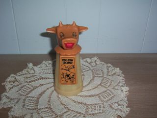 Vintage 6” Moo - Cow Creamer Plastic Pitcher Handle Whirley Warren Pa