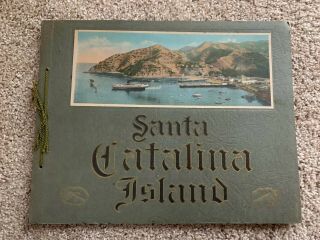 Vintage Santa Catalina Island Ca Points Of Interest Color Booklet Picture Book