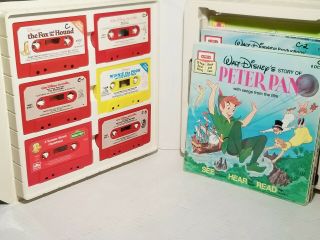 Disney Storyteller Cassette Read - Along 12 Books W/ Case 1979 Take - A - Tape Along
