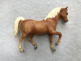Vintage Breyer Horse 4 Faith Family Arabian Stallion Matte Palomino Chalky - Ish