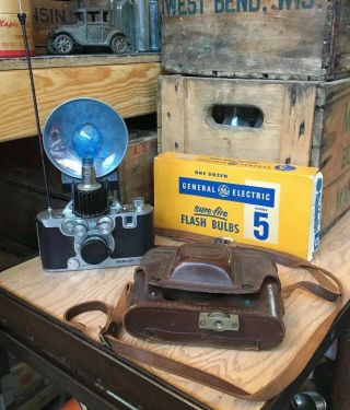 Vintage Mercury Ii Model Cx Camera Flash Unit Universal Corp.  York Ge Bulbs