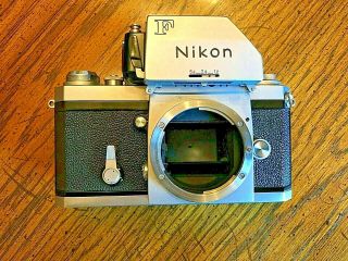 Nikon F Vintage 35mm Slr Film Camera Body Only Ser 7243185