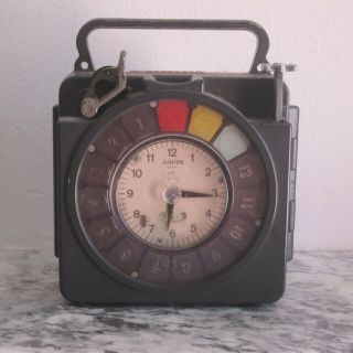 Vintage Junior Naturel Antwerp Pigeon Racing Clock Reloj Palomas /